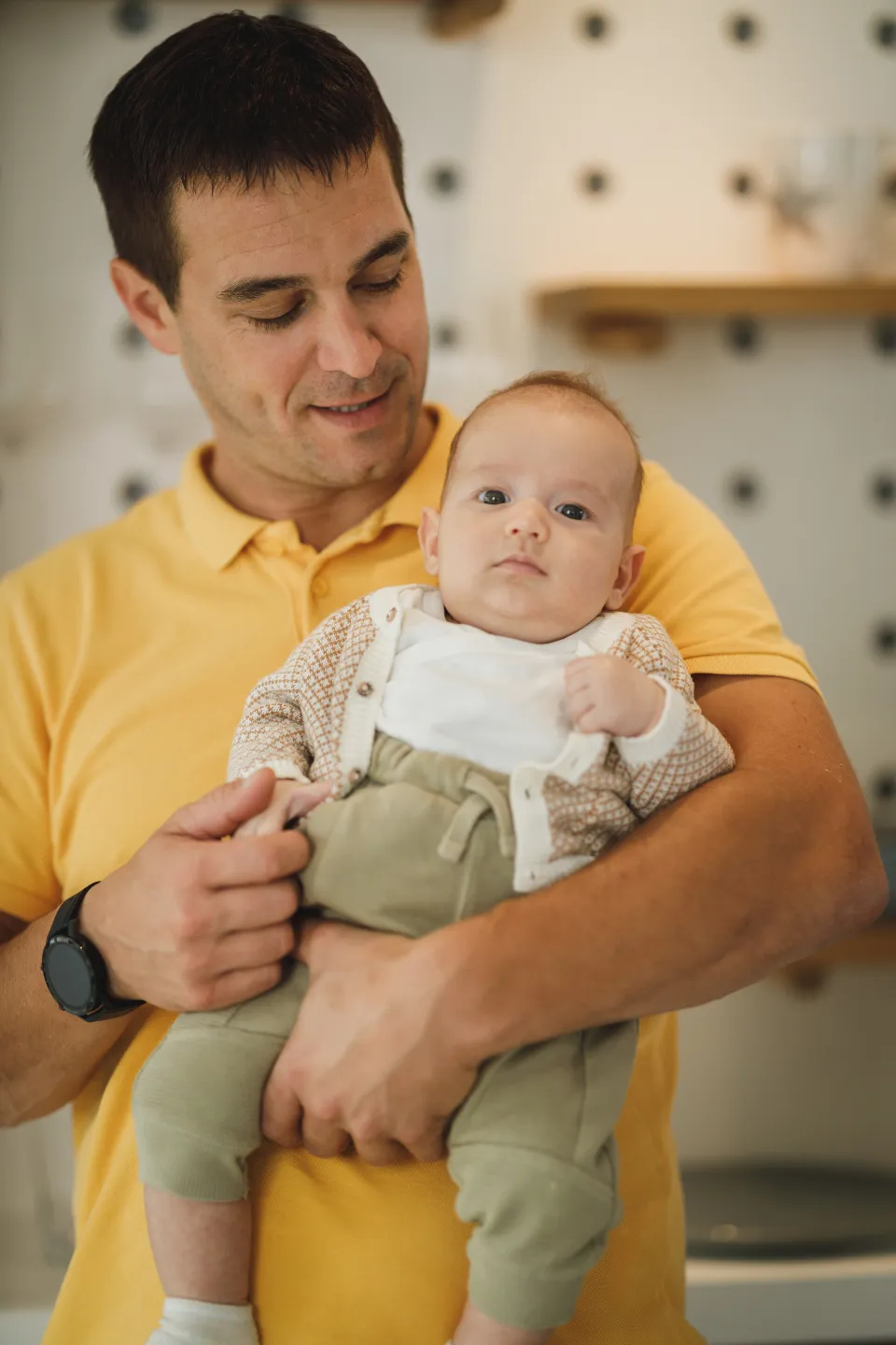 Fotografie de botez — father baby